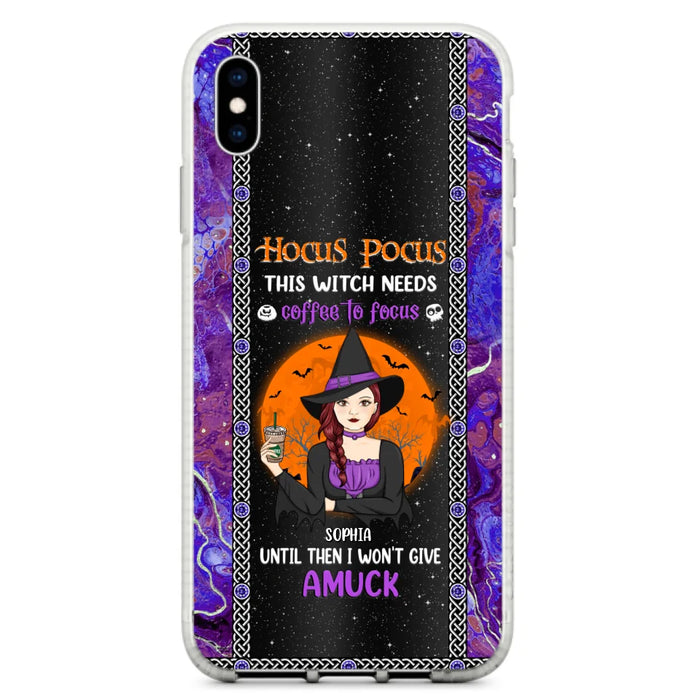 Custom Personalized Witch Phone Case - Halloween Gift Idea For Friends - Hocus Pocus - Case for iPhone & Samsung