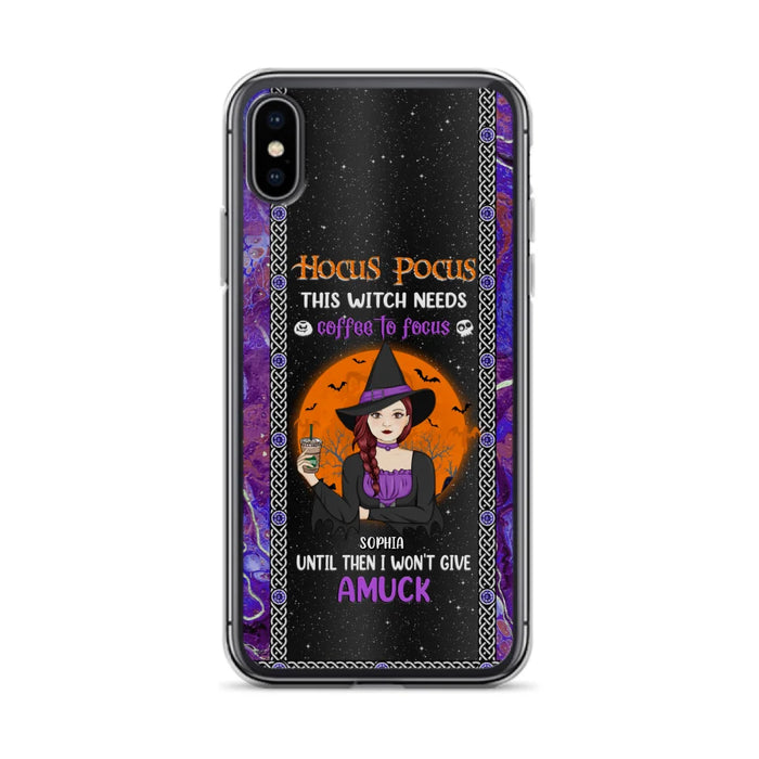 Custom Personalized Witch Phone Case - Halloween Gift Idea For Friends - Hocus Pocus - Case for iPhone & Samsung