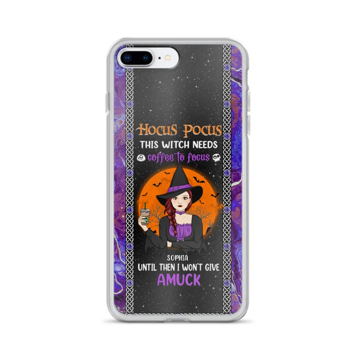 Custom Personalized Witch Phone Case - Halloween Gift Idea For Friends - Hocus Pocus - Case for iPhone & Samsung