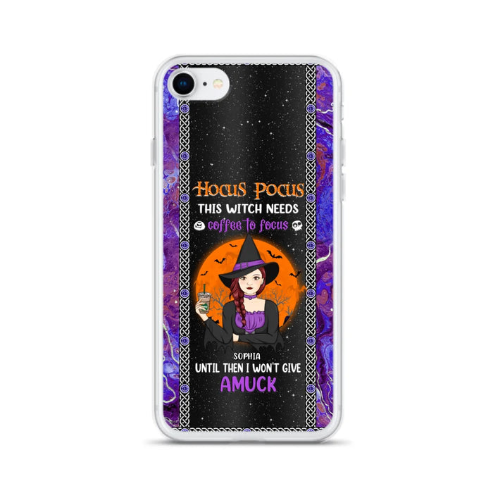 Custom Personalized Witch Phone Case - Halloween Gift Idea For Friends - Hocus Pocus - Case for iPhone & Samsung