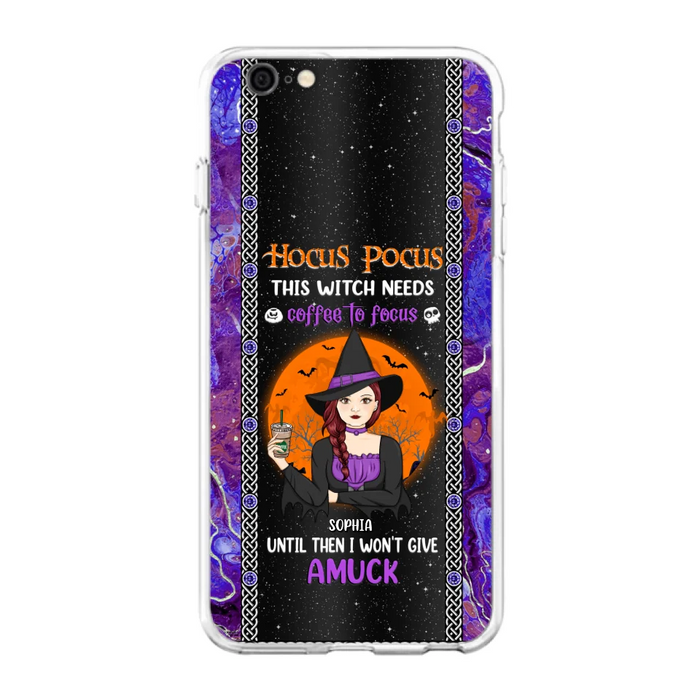 Custom Personalized Witch Phone Case - Halloween Gift Idea For Friends - Hocus Pocus - Case for iPhone & Samsung