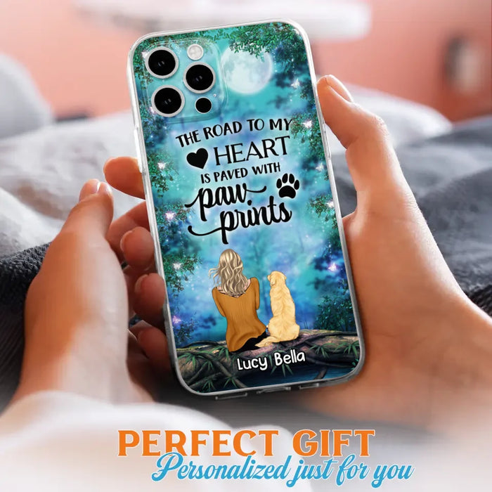 Custom Personalized Memorial Dog Phone Case - Upto 5 Dogs - Gift Idea For Dog Lover - Case For iPhone And Samsung