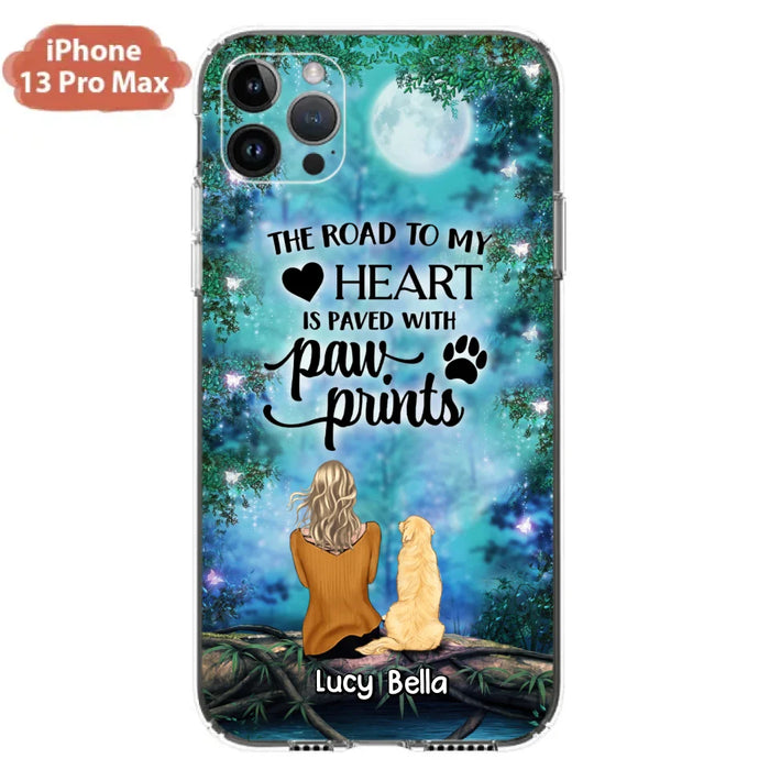 Custom Personalized Memorial Dog Phone Case - Upto 5 Dogs - Gift Idea For Dog Lover - Case For iPhone And Samsung