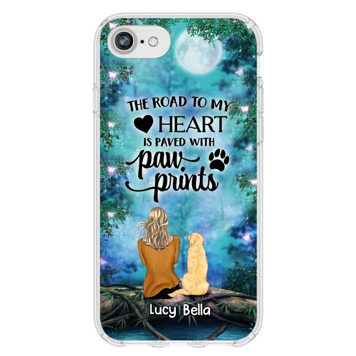 Custom Personalized Memorial Dog Phone Case - Upto 5 Dogs - Gift Idea For Dog Lover - Case For iPhone And Samsung