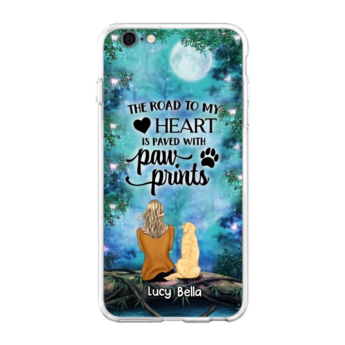 Custom Personalized Memorial Dog Phone Case - Upto 5 Dogs - Gift Idea For Dog Lover - Case For iPhone And Samsung