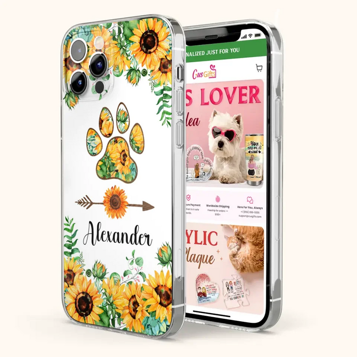 Custom Personalized Pet Lovers Phone Case - Best Gift For Dog/Cat Lover - Case For Iphone and Samsung - 88AM4E