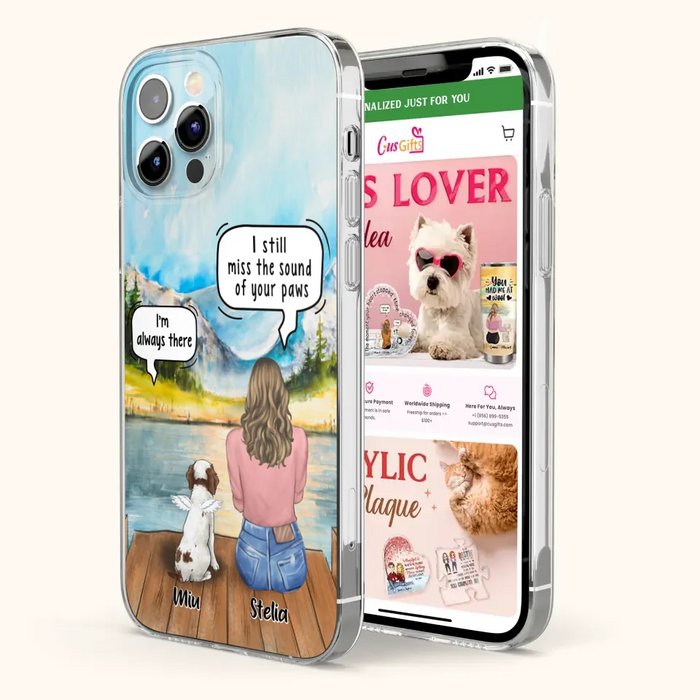 Custom Personalized Dog Mom Phone Case - Upto 4 Pets - Case For Iphone/Samsung - Gift Idea For Pet Lover - FXVV9O