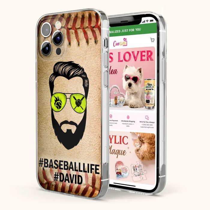 Custom Personalized Baseballlife Phone Case - Best Gift for Dads - For iPhone And Samsung - NTQYR8