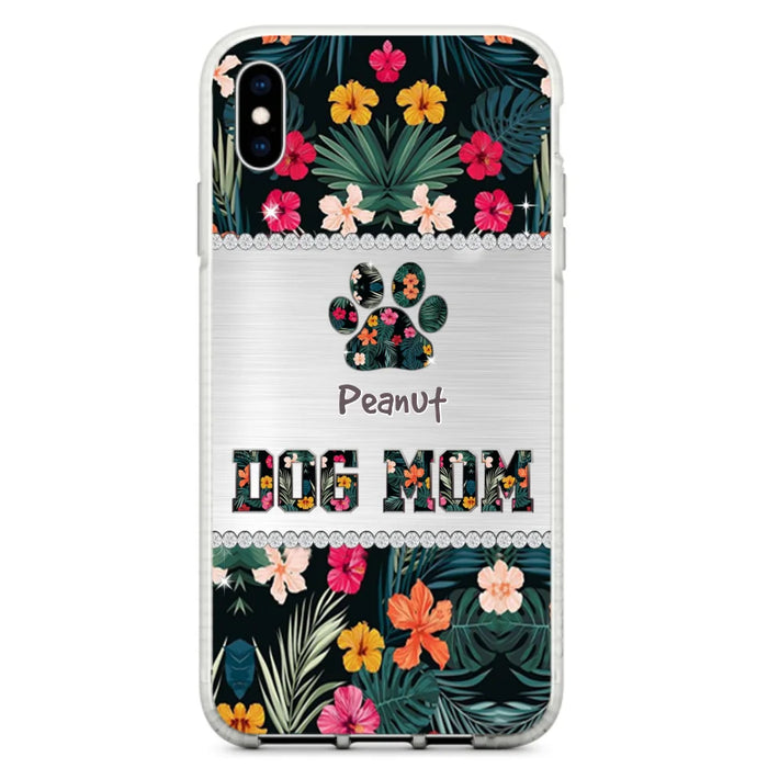 Personalized Custom Phone Case Dog Mom Met Pattern - Gifts Idea For Dog Lover - Dog Mom - Case For Iphone & Samsung