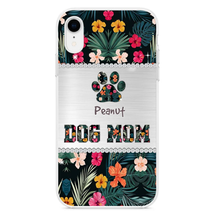 Personalized Custom Phone Case Dog Mom Met Pattern - Gifts Idea For Dog Lover - Dog Mom - Case For Iphone & Samsung