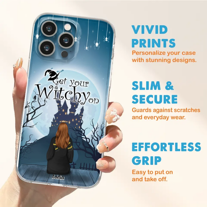 Custom Personalized Witch Phone Case - Upto 4 Witches - Best Gift For Friends - Get Your Witchy on - Case For iPhone And Samsung