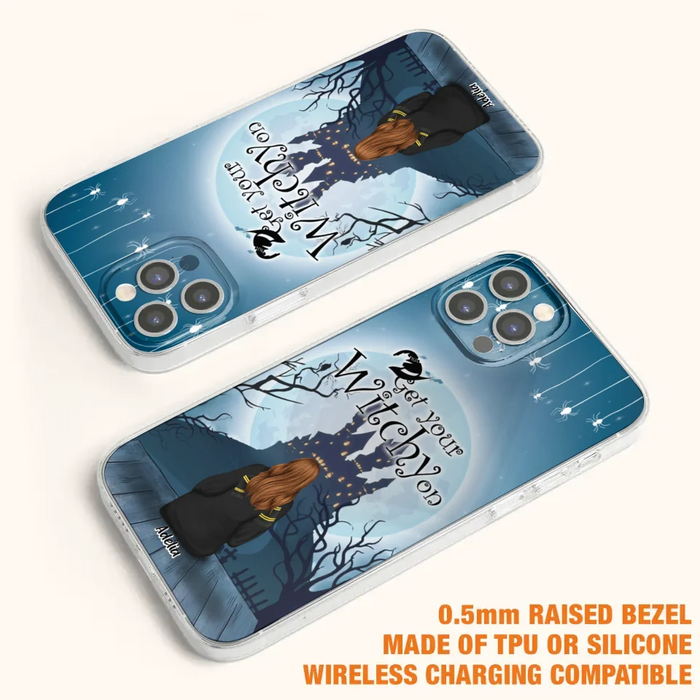 Custom Personalized Witch Phone Case - Upto 4 Witches - Best Gift For Friends - Get Your Witchy on - Case For iPhone And Samsung