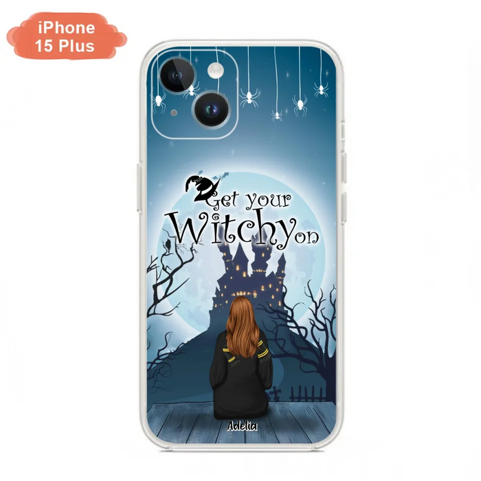 Custom Personalized Witch Phone Case - Upto 4 Witches - Best Gift For Friends - Get Your Witchy on - Case For iPhone And Samsung