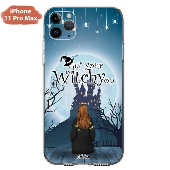 Custom Personalized Witch Phone Case - Upto 4 Witches - Best Gift For Friends - Get Your Witchy on - Case For iPhone And Samsung