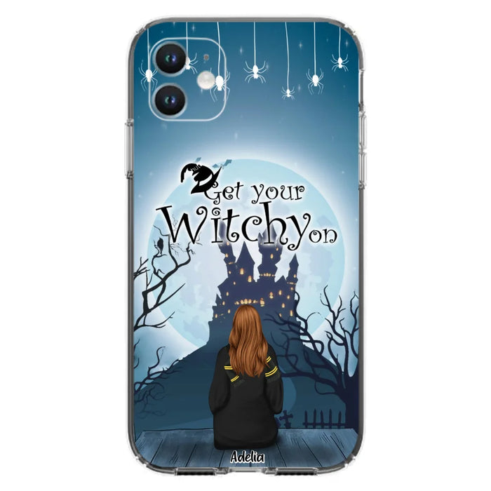 Custom Personalized Witch Phone Case - Upto 4 Witches - Best Gift For Friends - Get Your Witchy on - Case For iPhone And Samsung