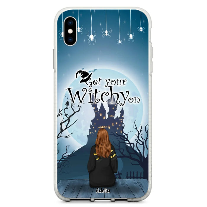 Custom Personalized Witch Phone Case - Upto 4 Witches - Best Gift For Friends - Get Your Witchy on - Case For iPhone And Samsung