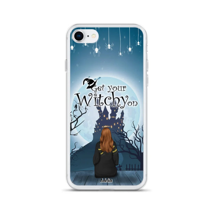 Custom Personalized Witch Phone Case - Upto 4 Witches - Best Gift For Friends - Get Your Witchy on - Case For iPhone And Samsung