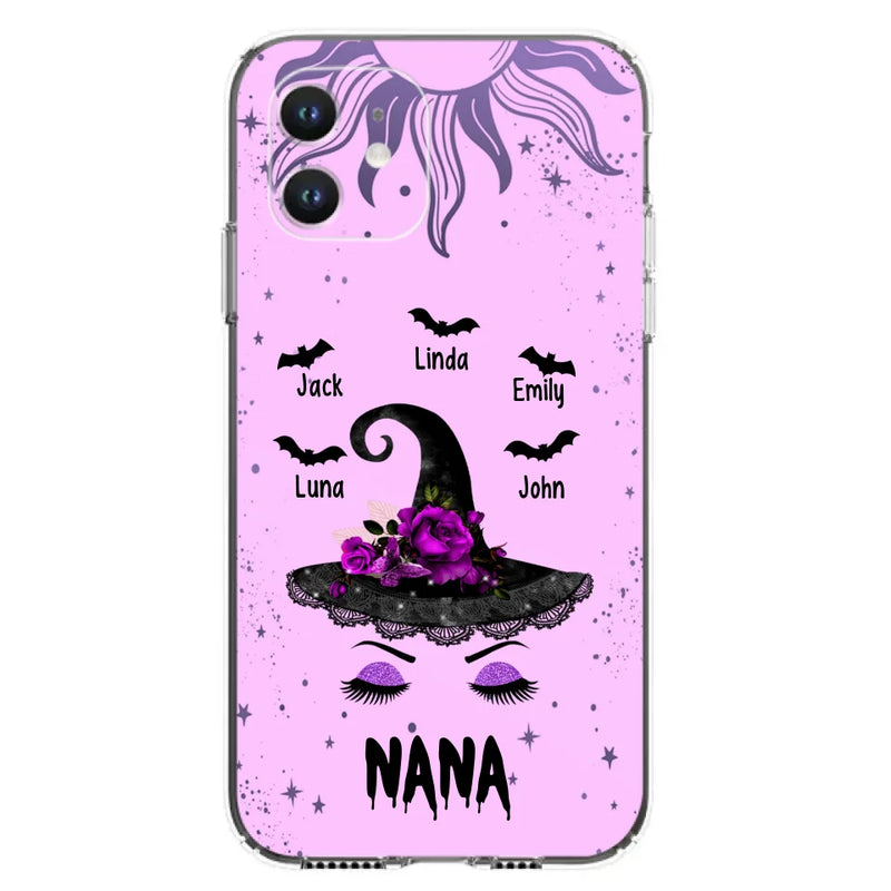Personalized Mother Witch Phone Case - Upto 5 Kid's - Best Gift For Mother -Grandma,Gigi,Nana,Mama,Gigi