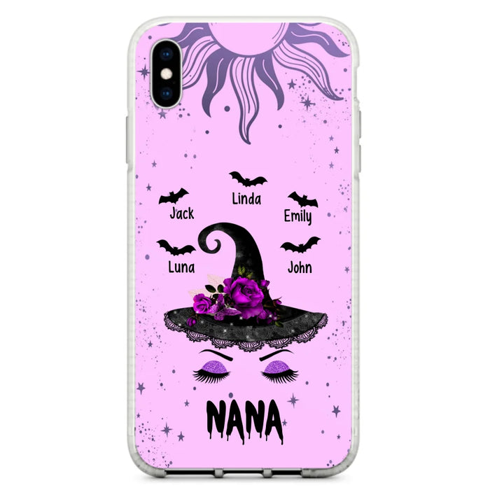 Personalized Mother Witch Phone Case - Upto 5 Kid's - Best Gift For Mother -Grandma,Gigi,Nana,Mama,Gigi