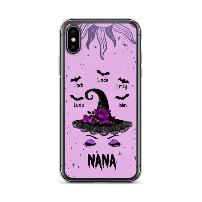 Personalized Mother Witch Phone Case - Upto 5 Kid's - Best Gift For Mother -Grandma,Gigi,Nana,Mama,Gigi