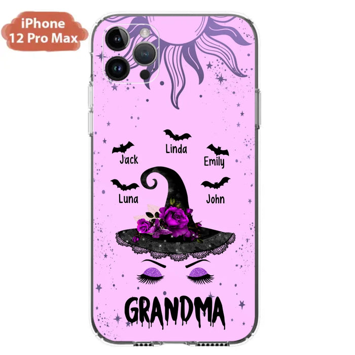 Personalized Grandma Witch Phone Case -
Upto 5 Kid's Name - Best Gift For Grandma- Grandma,Gigi,Nana,Mama,Gigi