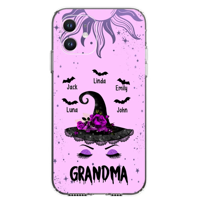 Personalized Grandma Witch Phone Case -
Upto 5 Kid's Name - Best Gift For Grandma- Grandma,Gigi,Nana,Mama,Gigi