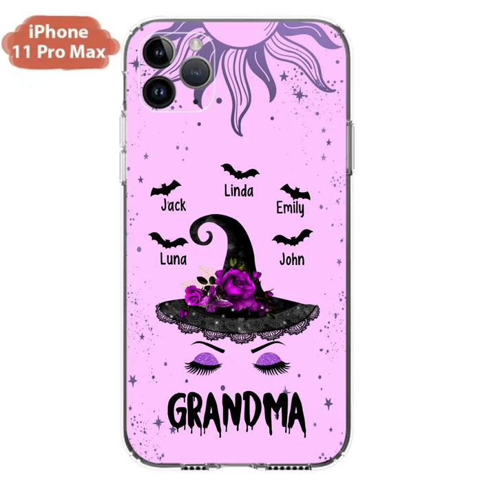 Personalized Grandma Witch Phone Case -
Upto 5 Kid's Name - Best Gift For Grandma- Grandma,Gigi,Nana,Mama,Gigi