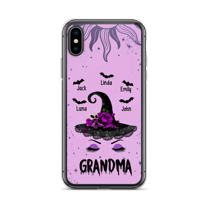 Personalized Grandma Witch Phone Case -
Upto 5 Kid's Name - Best Gift For Grandma- Grandma,Gigi,Nana,Mama,Gigi