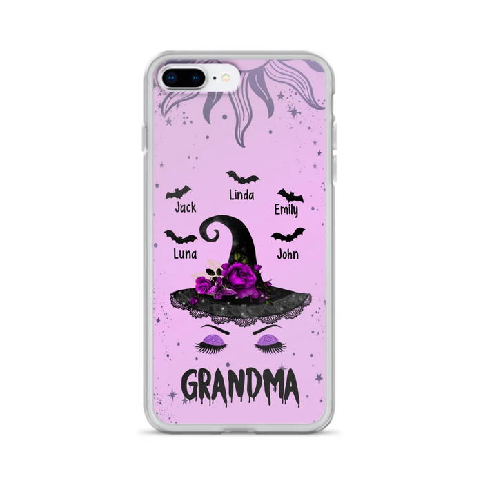 Personalized Grandma Witch Phone Case -
Upto 5 Kid's Name - Best Gift For Grandma- Grandma,Gigi,Nana,Mama,Gigi