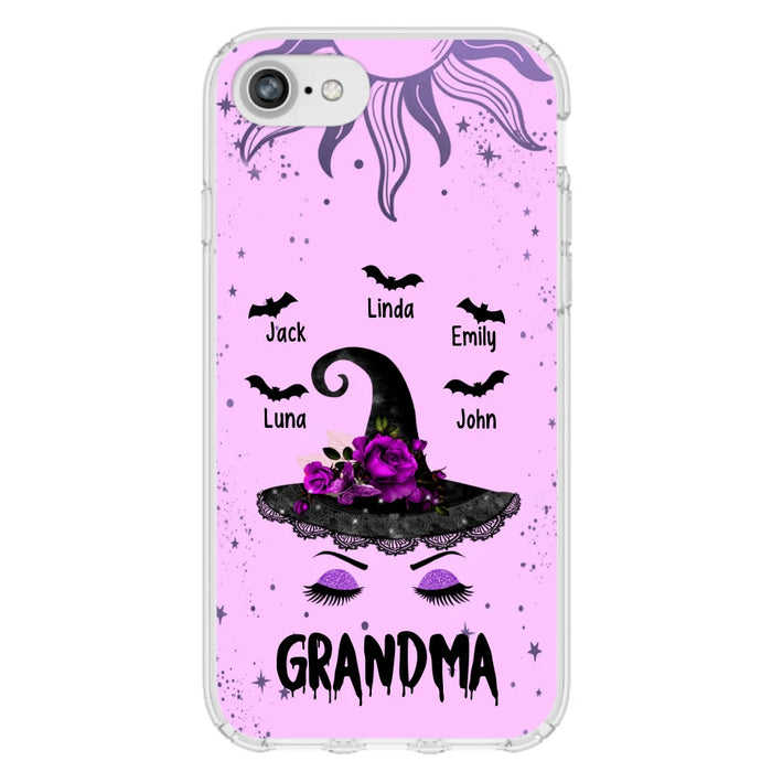 Personalized Grandma Witch Phone Case -
Upto 5 Kid's Name - Best Gift For Grandma- Grandma,Gigi,Nana,Mama,Gigi