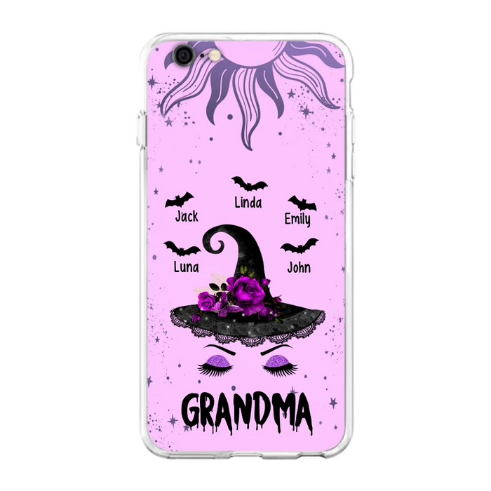 Personalized Grandma Witch Phone Case -
Upto 5 Kid's Name - Best Gift For Grandma- Grandma,Gigi,Nana,Mama,Gigi