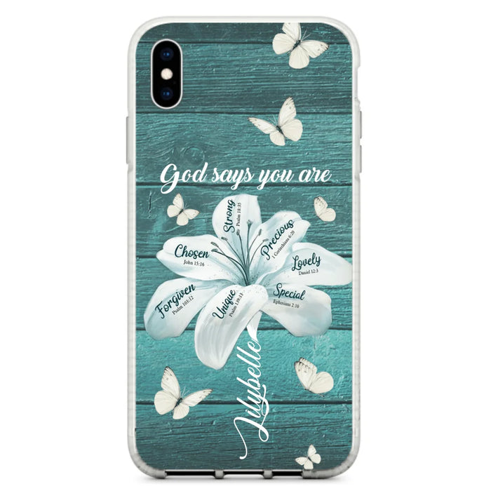 Custom Personalized Phone Case - Gods Says You Are - Case For Iphone Samsung - BR9N4C