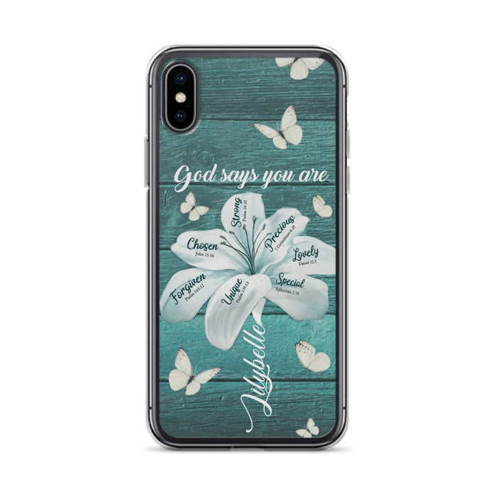 Custom Personalized Phone Case - Gods Says You Are - Case For Iphone Samsung - BR9N4C