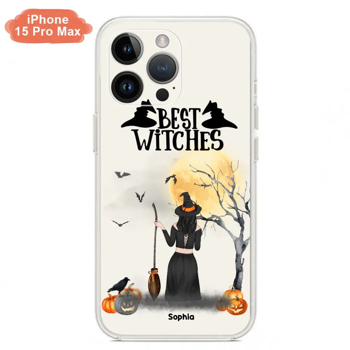 Custom Personalized Witchy Friends Phone Case - Gift For Best Friends with up to 3 Witches - Best Witches