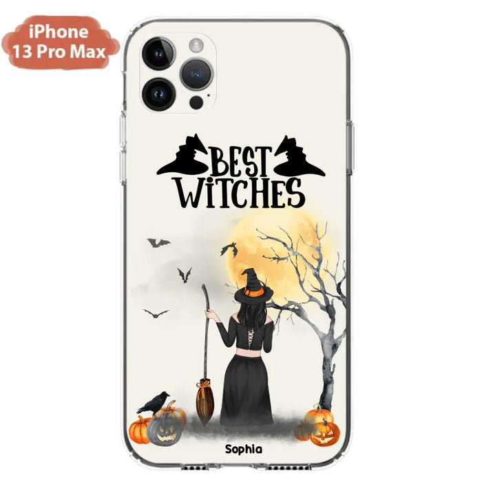 Custom Personalized Witchy Friends Phone Case - Gift For Best Friends with up to 3 Witches - Best Witches