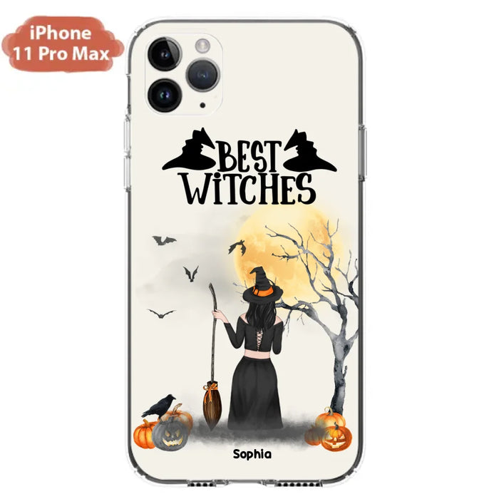 Custom Personalized Witchy Friends Phone Case - Gift For Best Friends with up to 3 Witches - Best Witches