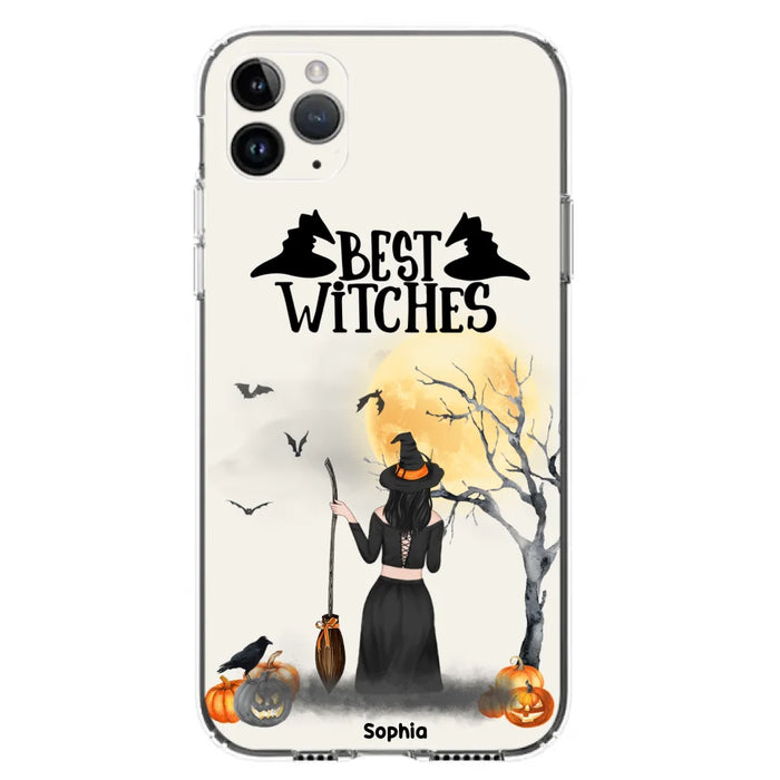 Custom Personalized Witchy Friends Phone Case - Gift For Best Friends with up to 3 Witches - Best Witches