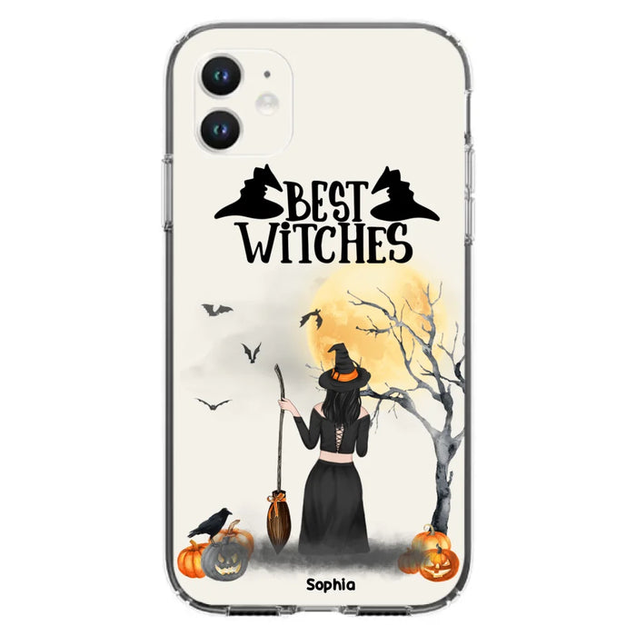 Custom Personalized Witchy Friends Phone Case - Gift For Best Friends with up to 3 Witches - Best Witches