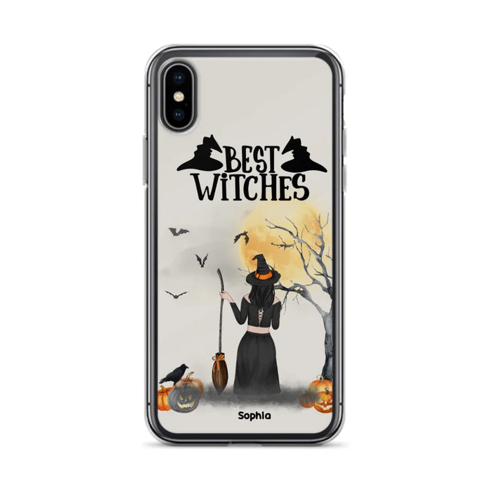 Custom Personalized Witchy Friends Phone Case - Gift For Best Friends with up to 3 Witches - Best Witches