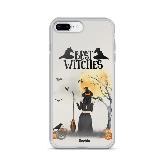 Custom Personalized Witchy Friends Phone Case - Gift For Best Friends with up to 3 Witches - Best Witches