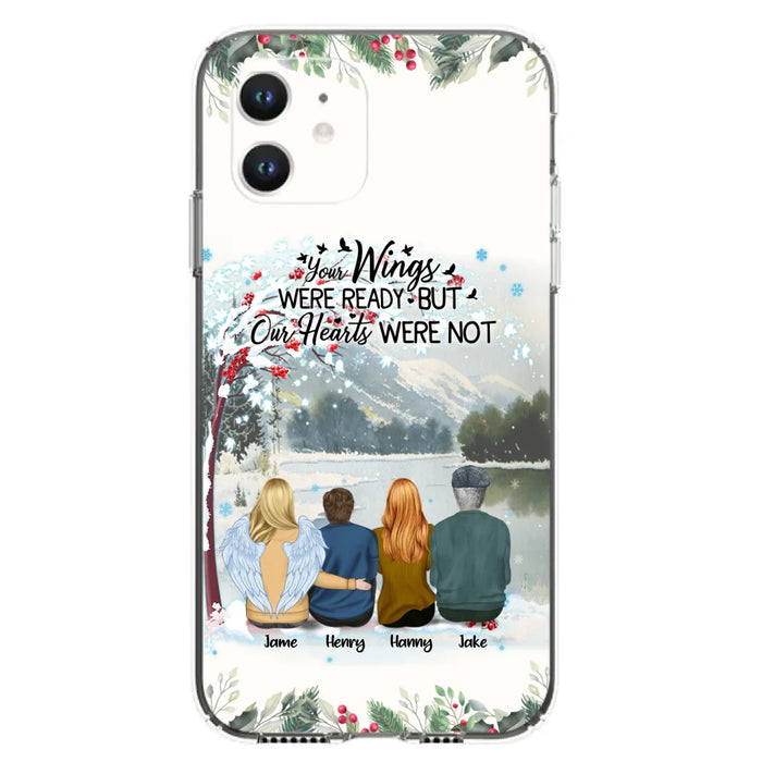 Custom Personalized Family Phone Case - Best Gift For Family - I Know Heaven Is A Beautiful Place Because They Have My Dad - Case For Iphone/Samsung