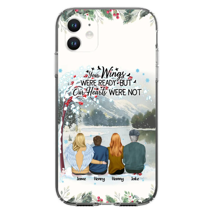 Custom Personalized Family Phone Case - Best Gift For Family - I Know Heaven Is A Beautiful Place Because They Have My Dad - Case For Iphone/Samsung