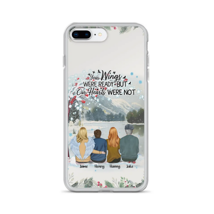 Custom Personalized Family Phone Case - Best Gift For Family - I Know Heaven Is A Beautiful Place Because They Have My Dad - Case For Iphone/Samsung