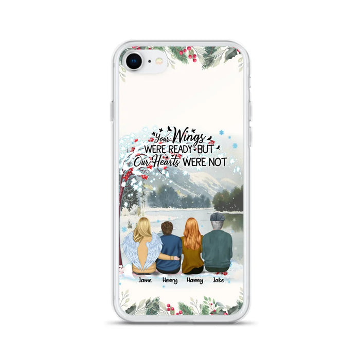 Custom Personalized Family Phone Case - Best Gift For Family - I Know Heaven Is A Beautiful Place Because They Have My Dad - Case For Iphone/Samsung