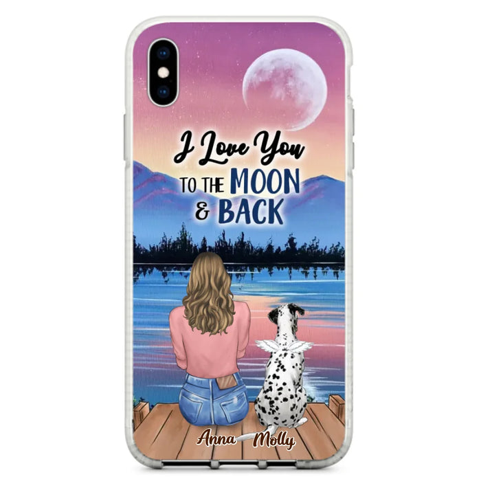 Custom Personalized Memorial Pet Phone Case - Upto 5 Pets - Memorial Gift Idea For Dog/Cat Lovers - They Still Talk About You - Case For iPhone & Samsung