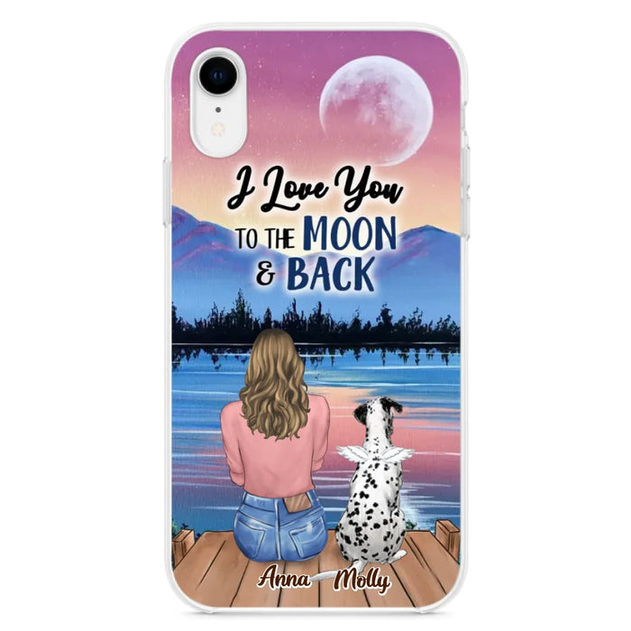 Custom Personalized Memorial Pet Phone Case - Upto 5 Pets - Memorial Gift Idea For Dog/Cat Lovers - They Still Talk About You - Case For iPhone & Samsung