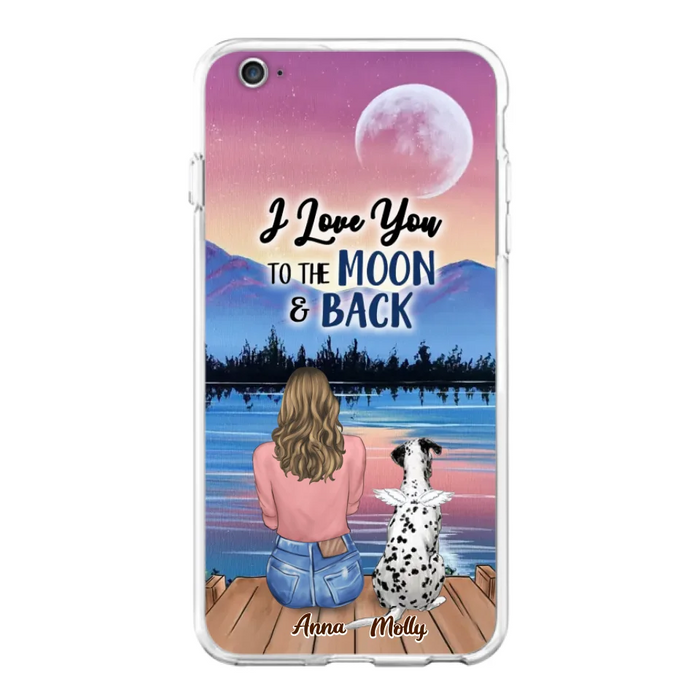 Custom Personalized Memorial Pet Phone Case - Upto 5 Pets - Memorial Gift Idea For Dog/Cat Lovers - They Still Talk About You - Case For iPhone & Samsung