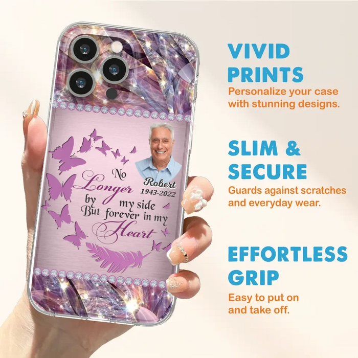 Custom Personalized Memorial Photo iPhone/ Samsung Phone Case - Memorial Gift Idea - No Longer By My Side But Forever In My Heart