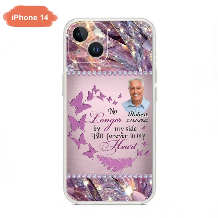 Custom Personalized Memorial Photo iPhone/ Samsung Phone Case - Memorial Gift Idea - No Longer By My Side But Forever In My Heart