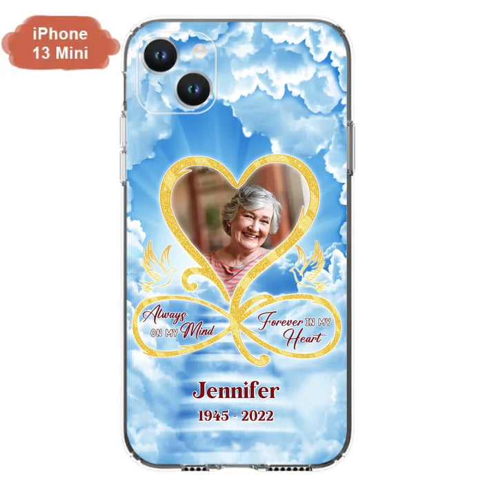 Custom Personalized Memorial Dog Phone Case - Upload Photo - Memorial Gift Idea For Dog Owners/ Dog Lovers - Your Wings Were Ready But My Heart Was Not - Case for iPhone/Samsung